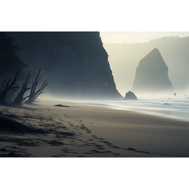 Painting Canvas of Beach